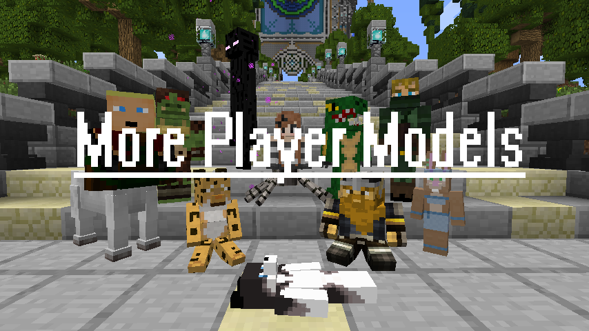 minecraft mod pack with more player models